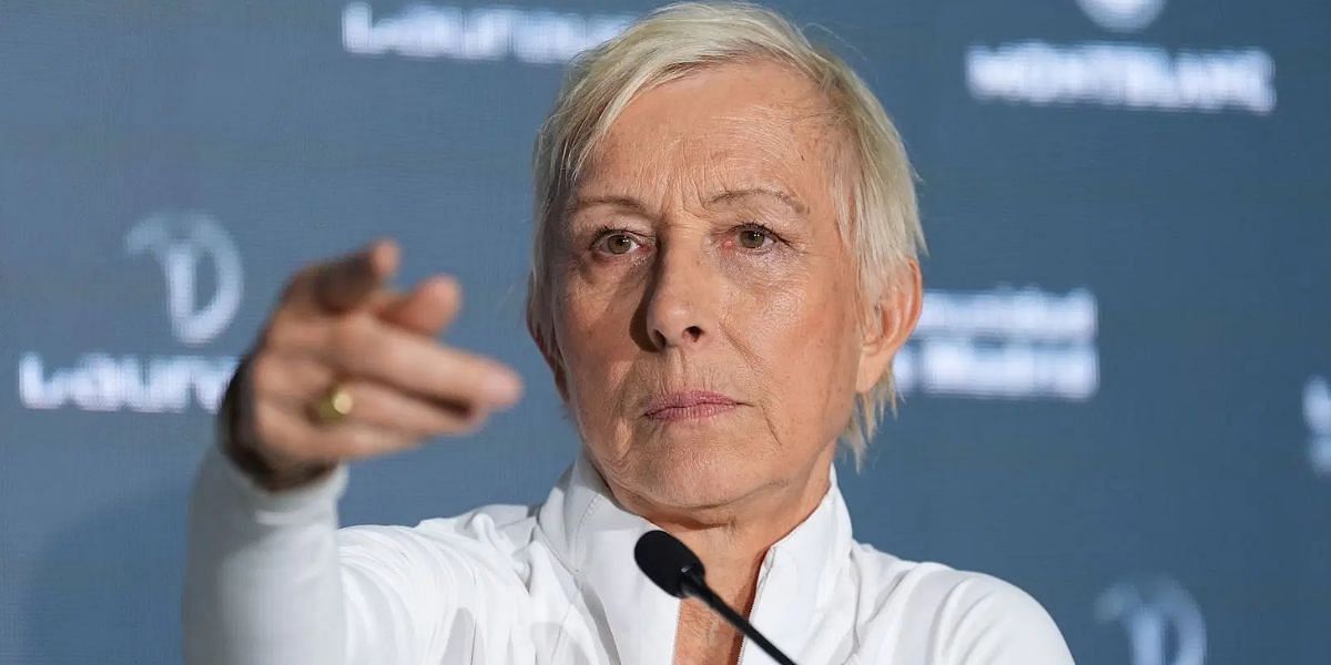 Martina Navratilova during the 2024 Laureus World Sports Awards press conference (Image source: Getty)