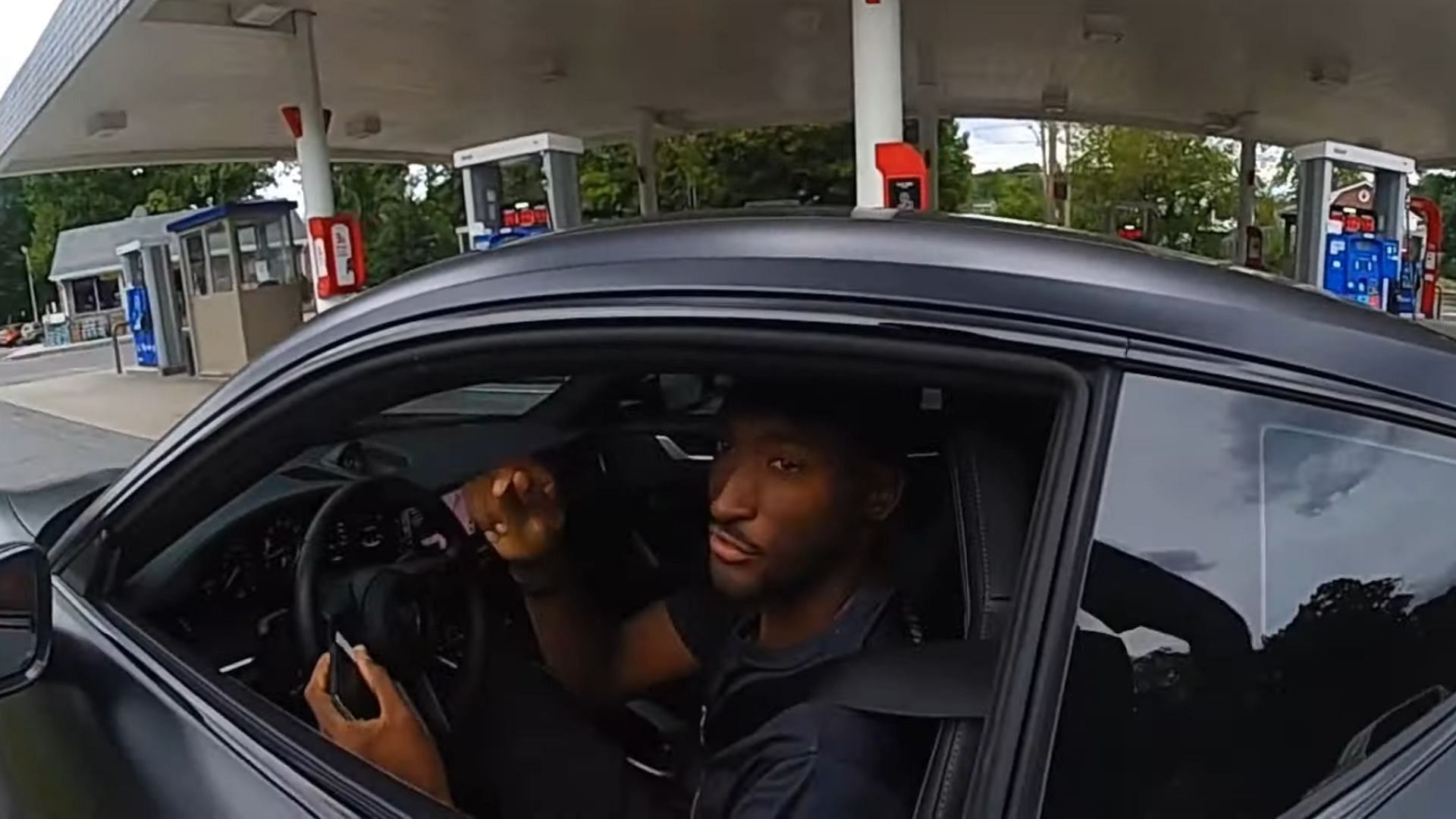 A video compilation showcased Marques Brownlee being stopped and given traffic tickets over three separate stops (Image via Transparency Bodycam/YouTube)