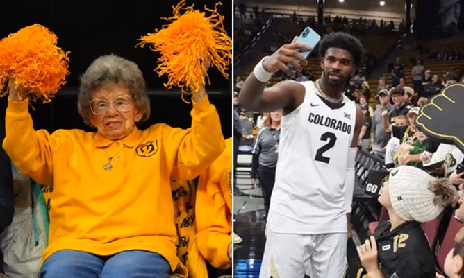 "Should've already gave Miss Peggy a watch": Shilo Sanders playfully pressurizes Shedeur to give a present to Colorado Superfan