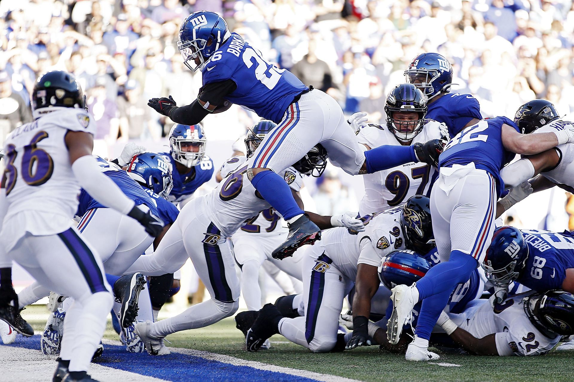 Baltimore Ravens v New York Giants - Source: Getty