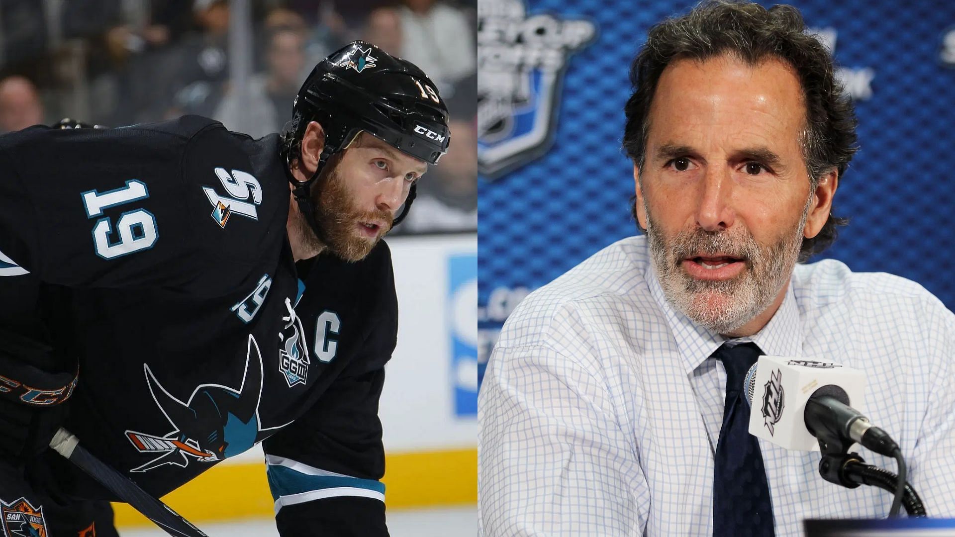 San Jose Sharks legend Joe Thornton had angered then Rangers head coach John Tortorella (Souce: Getty Images)