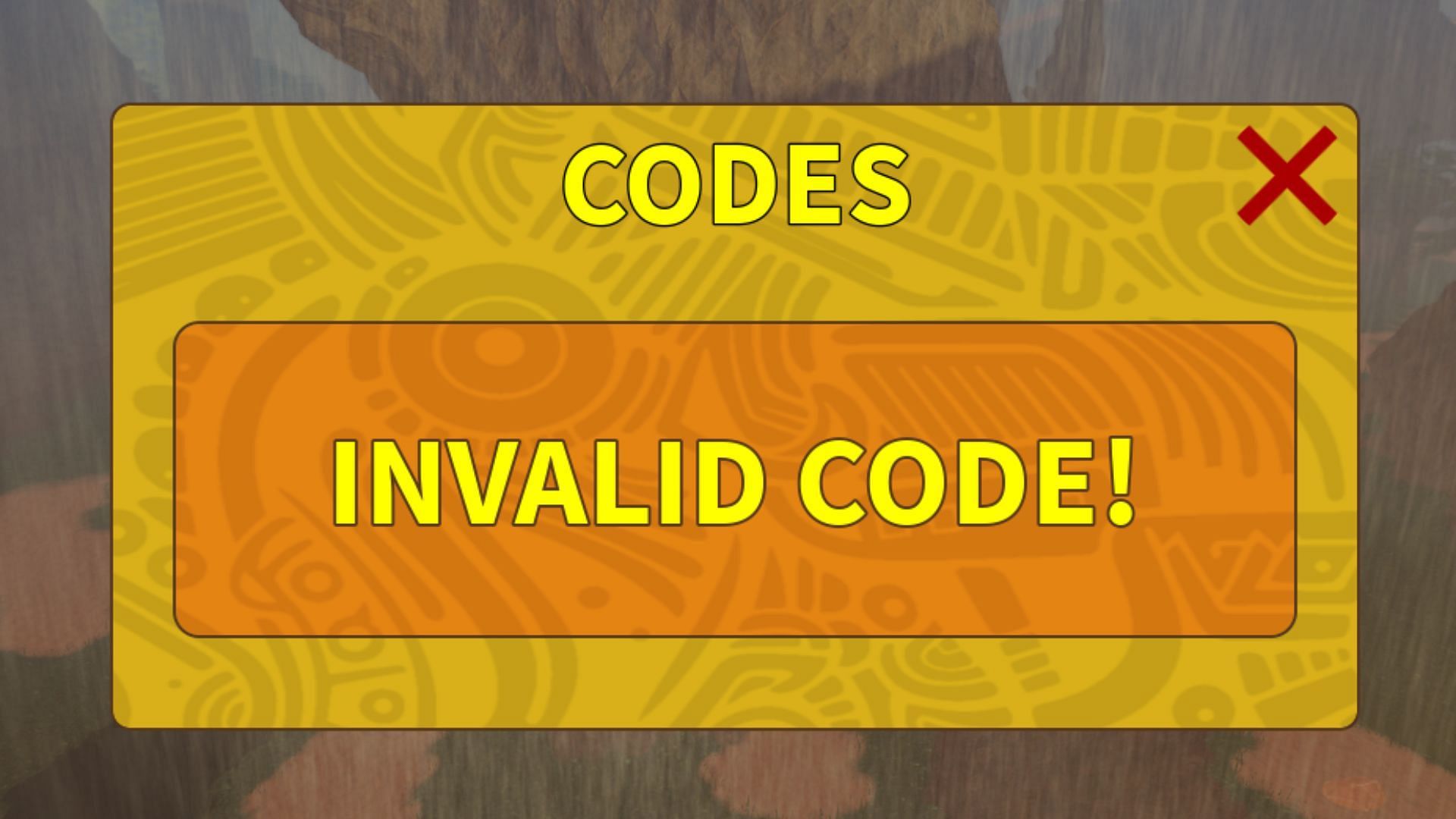 Savannah Life invalid code issue (Image via Roblox)