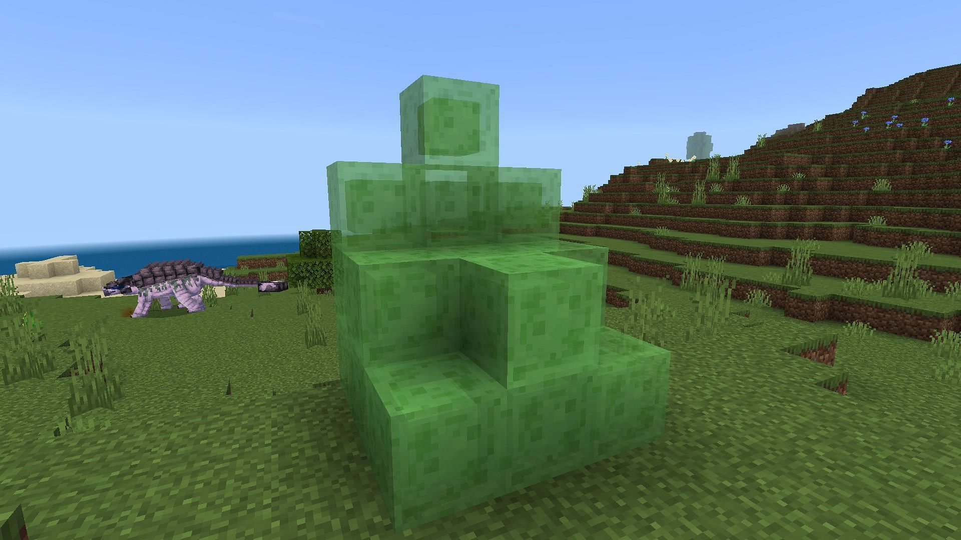 Slime armor would be a fun addition (Image via Mojang)