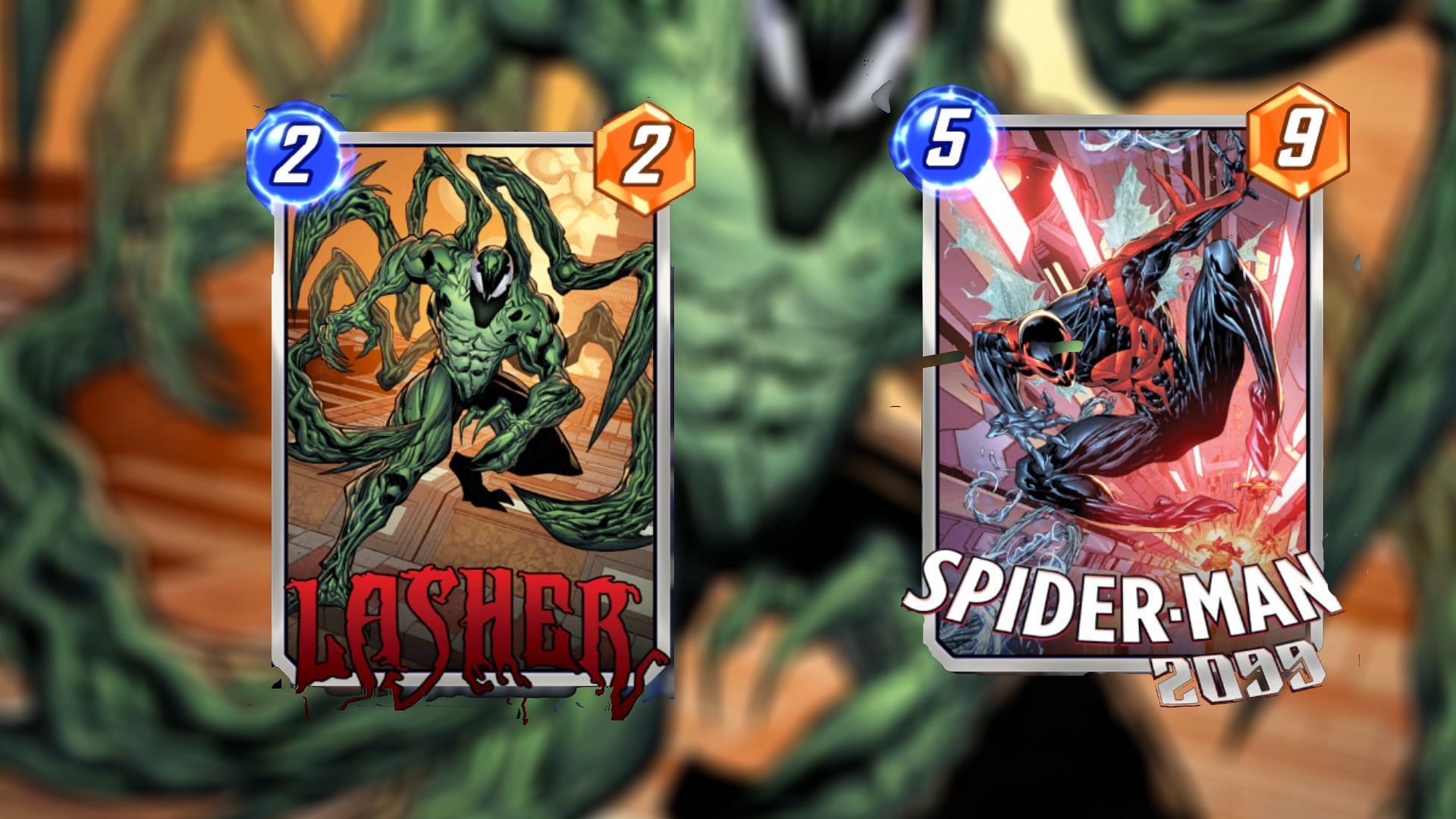 asher and Spiderman 99 cards can be unlocked from the Marvel Snap High Voltage event