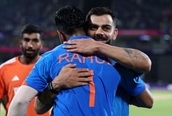 [In Pictures] Virat Kohli & KL Rahul share food during rain break in BGT 2024-25 3rd Test