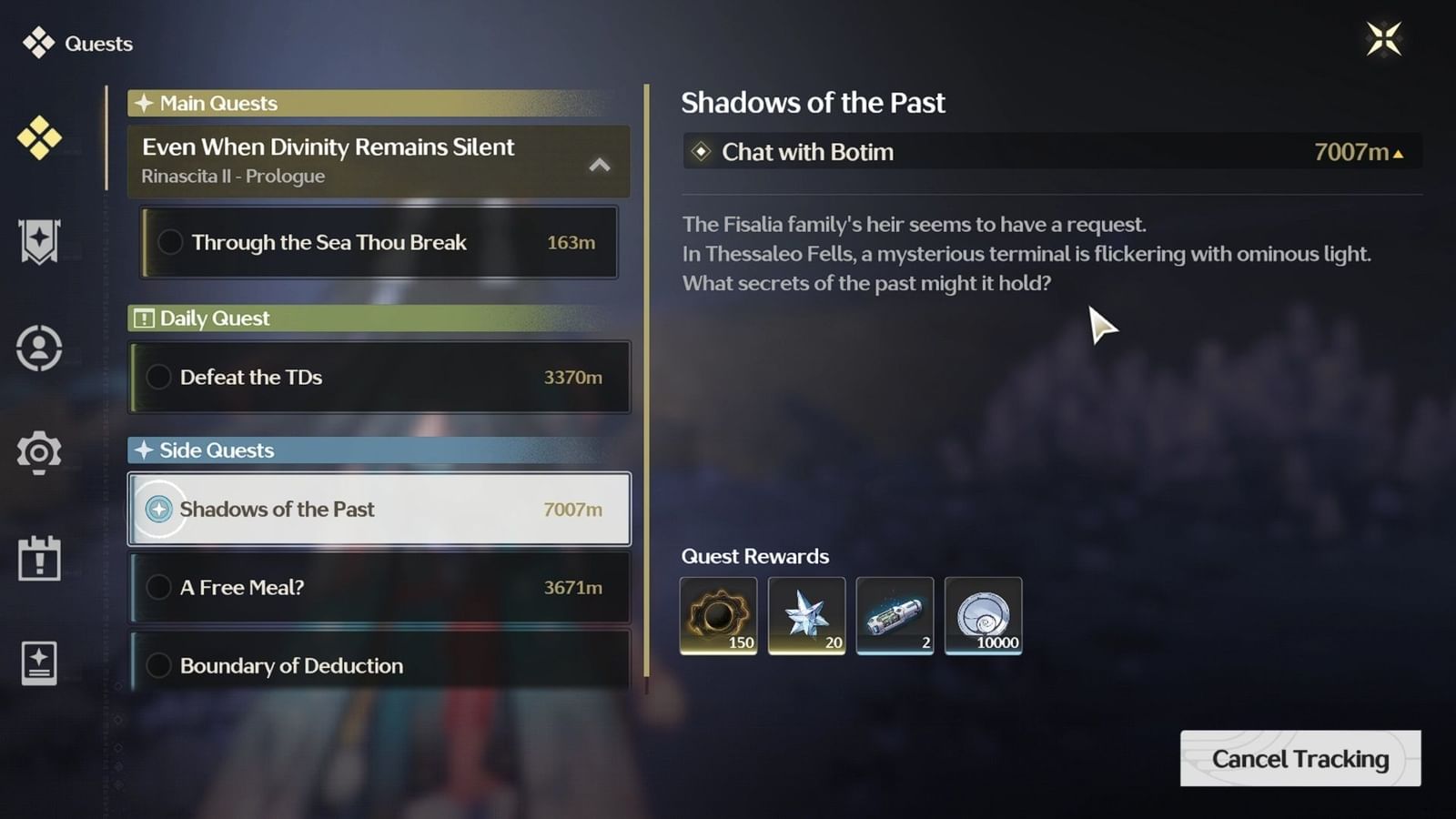 Wuthering Waves Shadows of the Past quest guide