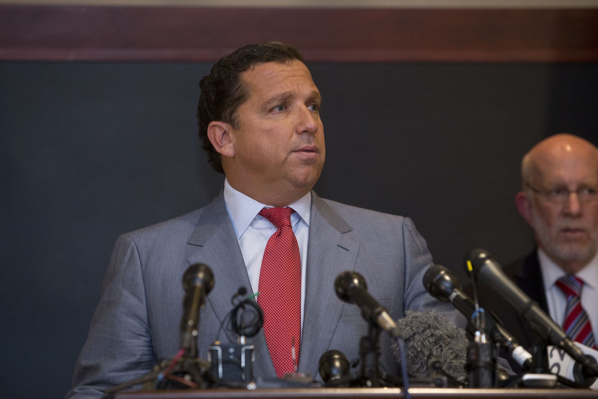 USA - Politics -Texas Governor Rick Perry&#039;s legal team press conference (Photo by Robert Daemmrich Photography Inc/Corbis via Getty Images)