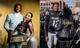 Travis Hunter cherishes Heisman moment with GF Leanna Lenee in a cute picture: "Thank you GOD"