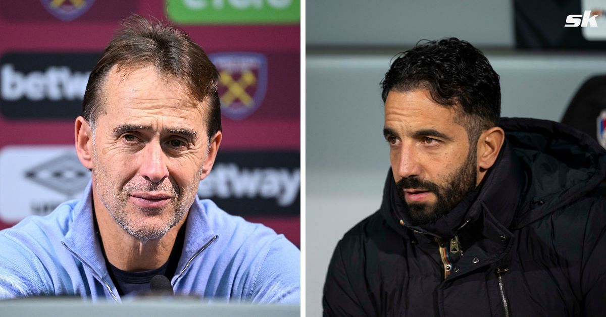 Julen Lopetegui (left) and Ruben Amorim