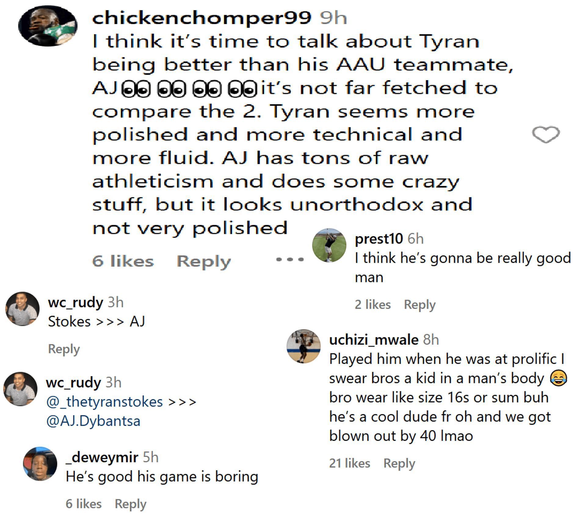 Fans react to Tyran Stokes&#039; 32-point game (Source: Instagram/ br_hoops)