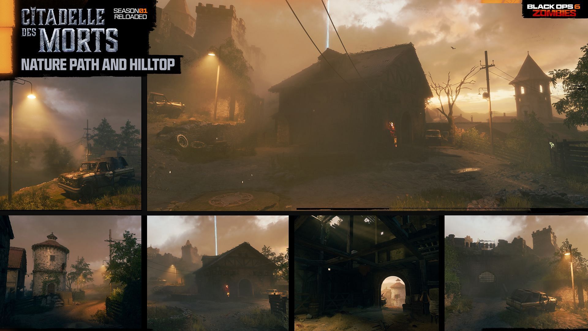 Nature Path and Hilltop POI in Citadelle des Morts (Image via Activision)