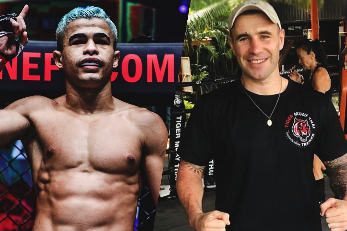 Fabricio Andrade (left) and John Hutchinson (right). [Photos from ONE Championship, John Hutchinson