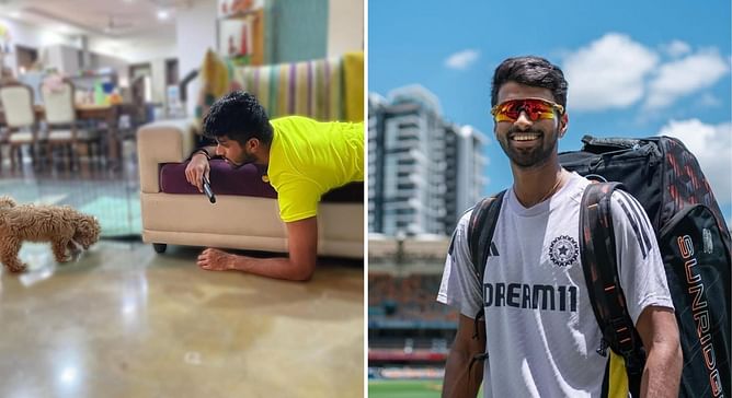 [In Pictures] Washington Sundar makes cheeky Gabba reference ahead of BGT 2024-25 3rd Test