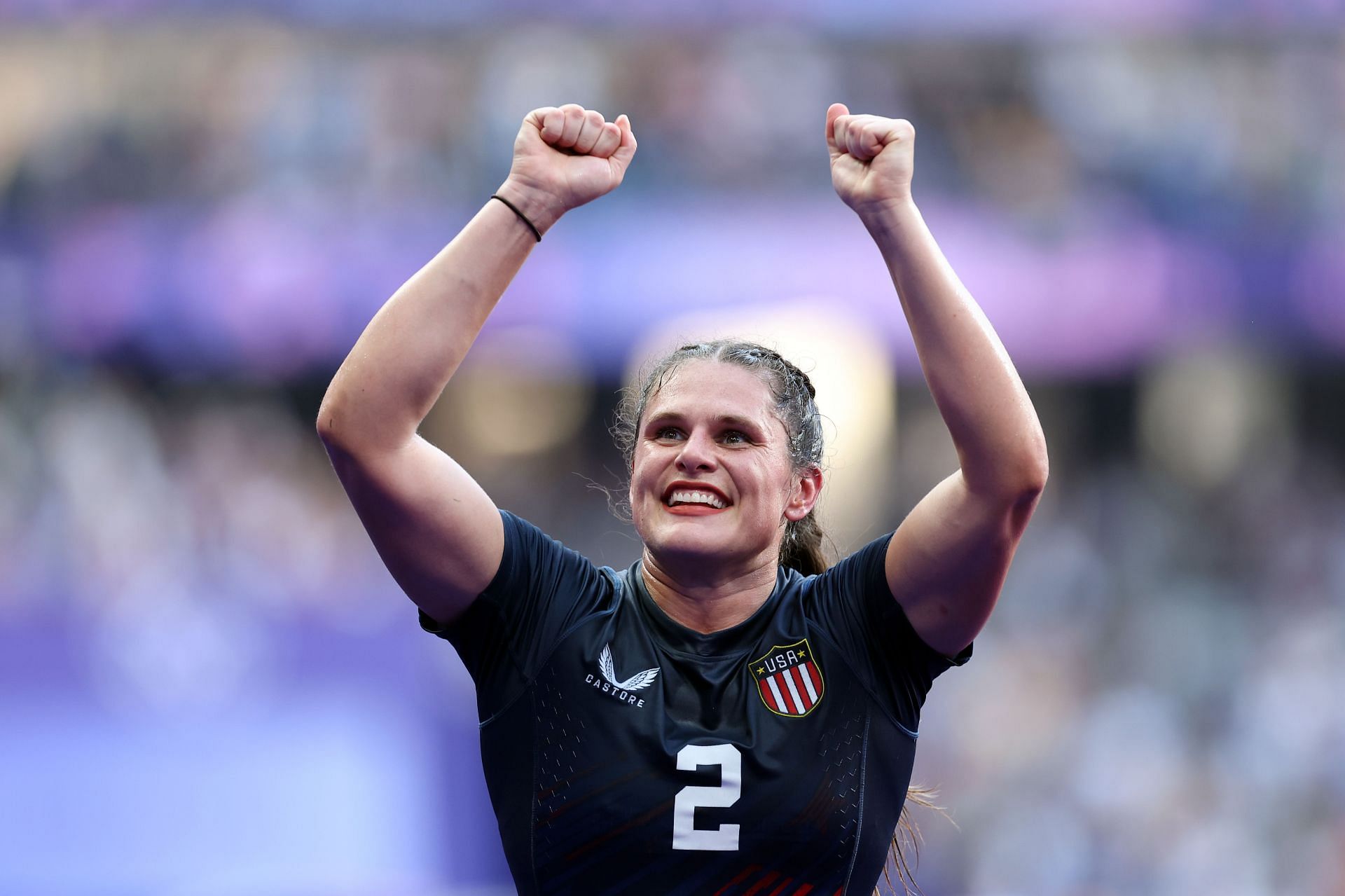 Ilona Maher during Rugby Sevens - Olympic Games Paris 2024: Day 4 - Source: Getty