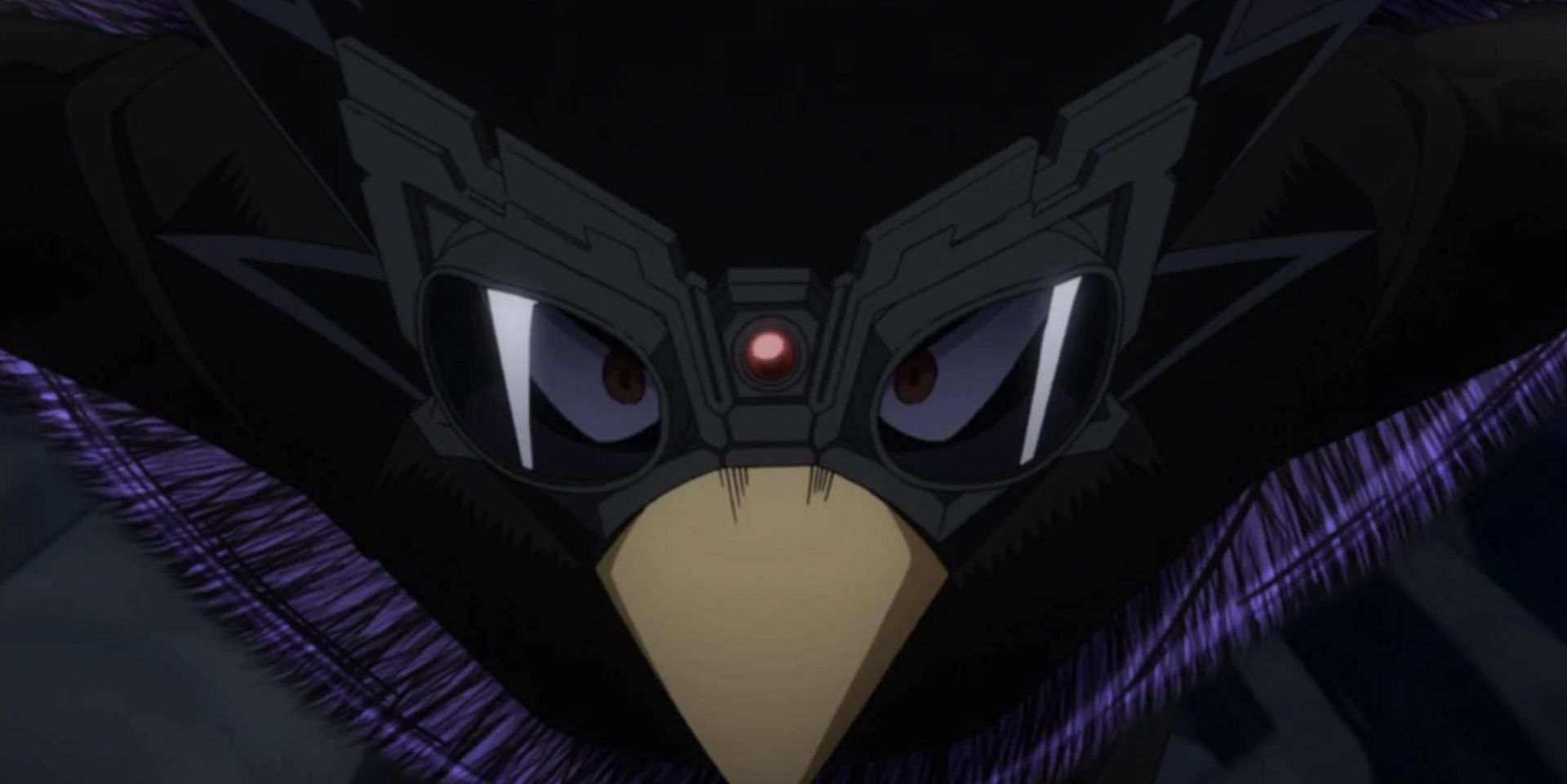 ⁠Fumikage Tokoyami as seen in anime (Image via Studio Bones)