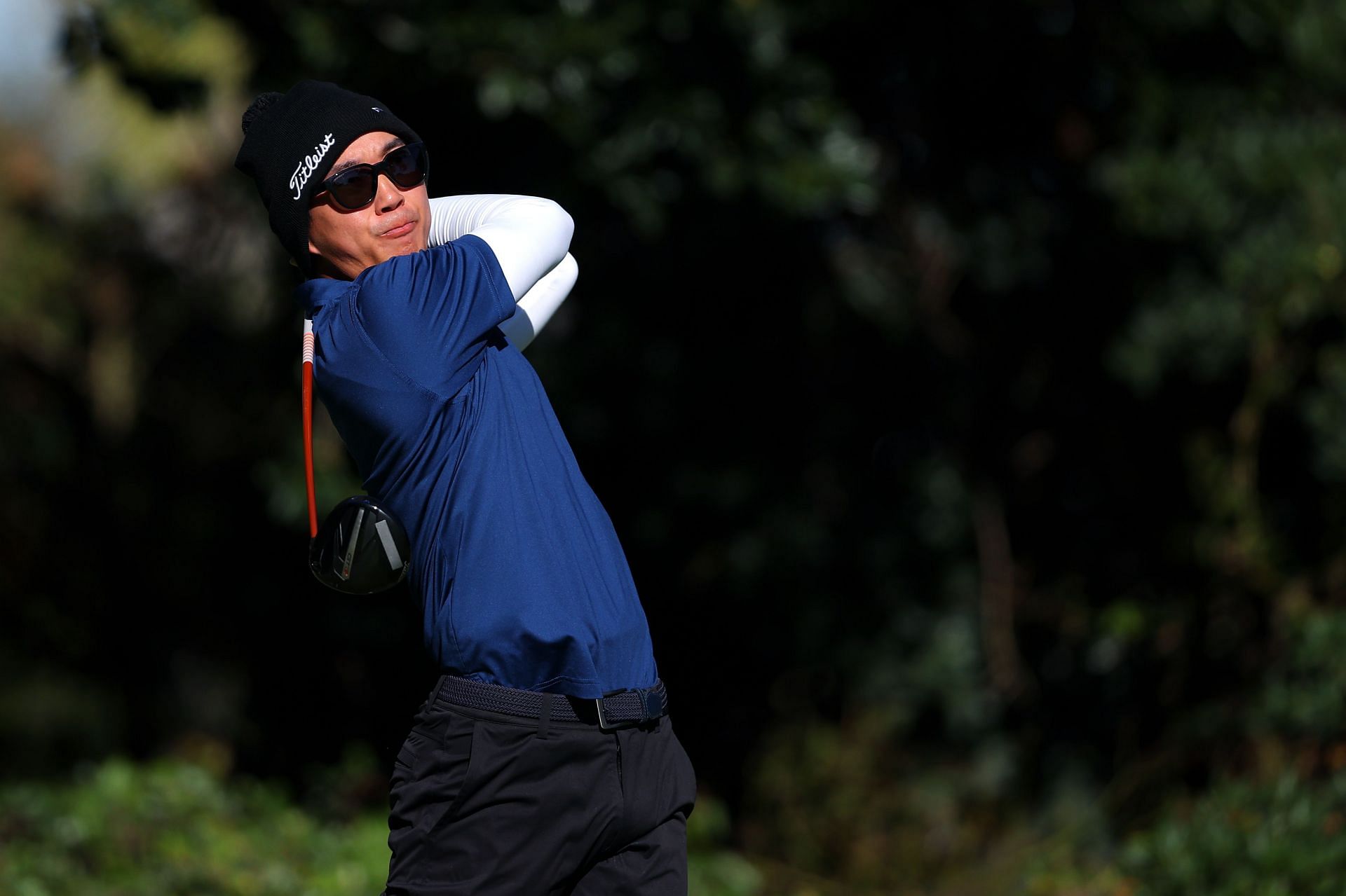 Michael Kim at the 2024 RSM Classic (Source: Getty)