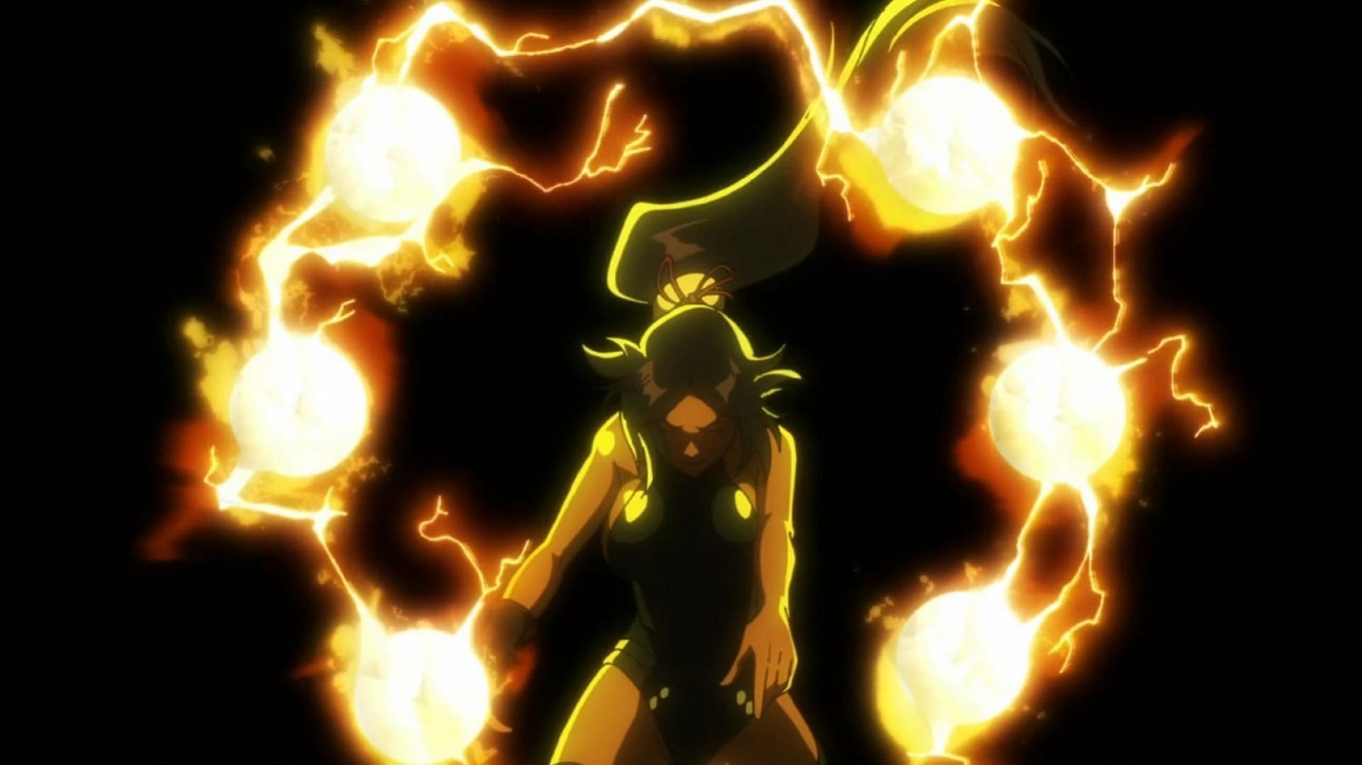 Yoruichi&#039;s Shunko Raijin Senkei (Image via Pierrot Films)