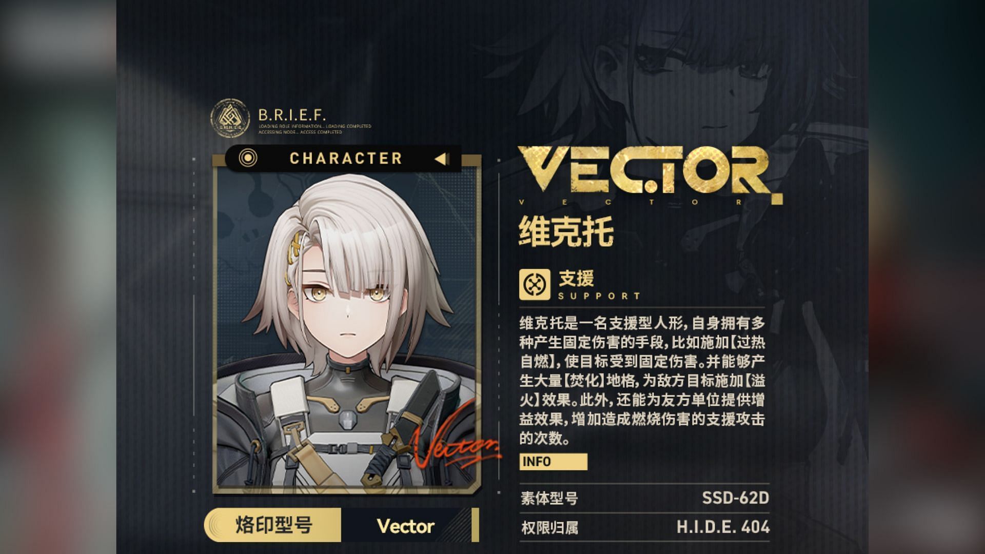 Vector in Girls&#039; Frontline 2 Exilium (Image via Sunborn)