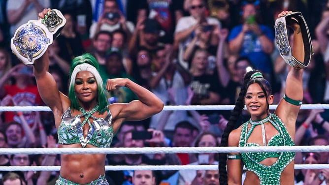 Congratulations to WWE's Bianca Belair and Jade Cargill!