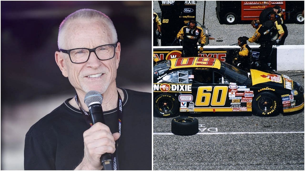 Mark Martin makes his feelings known as fans get nostalgic about his classic NASCAR paint scheme (Images from @NASCARClassics on X and Getty Images)