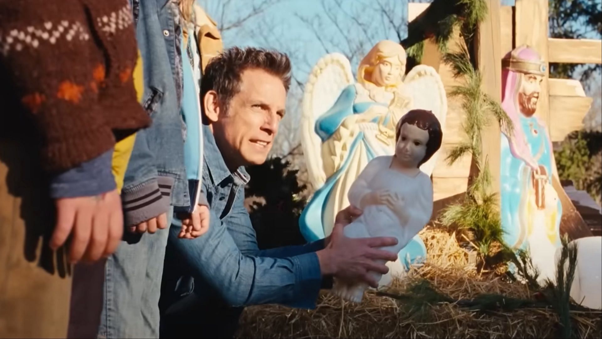 The new holiday movie starring Ben Stiller is now streaming on Hulu and Disney+ (Image via YouTube/Hulu)