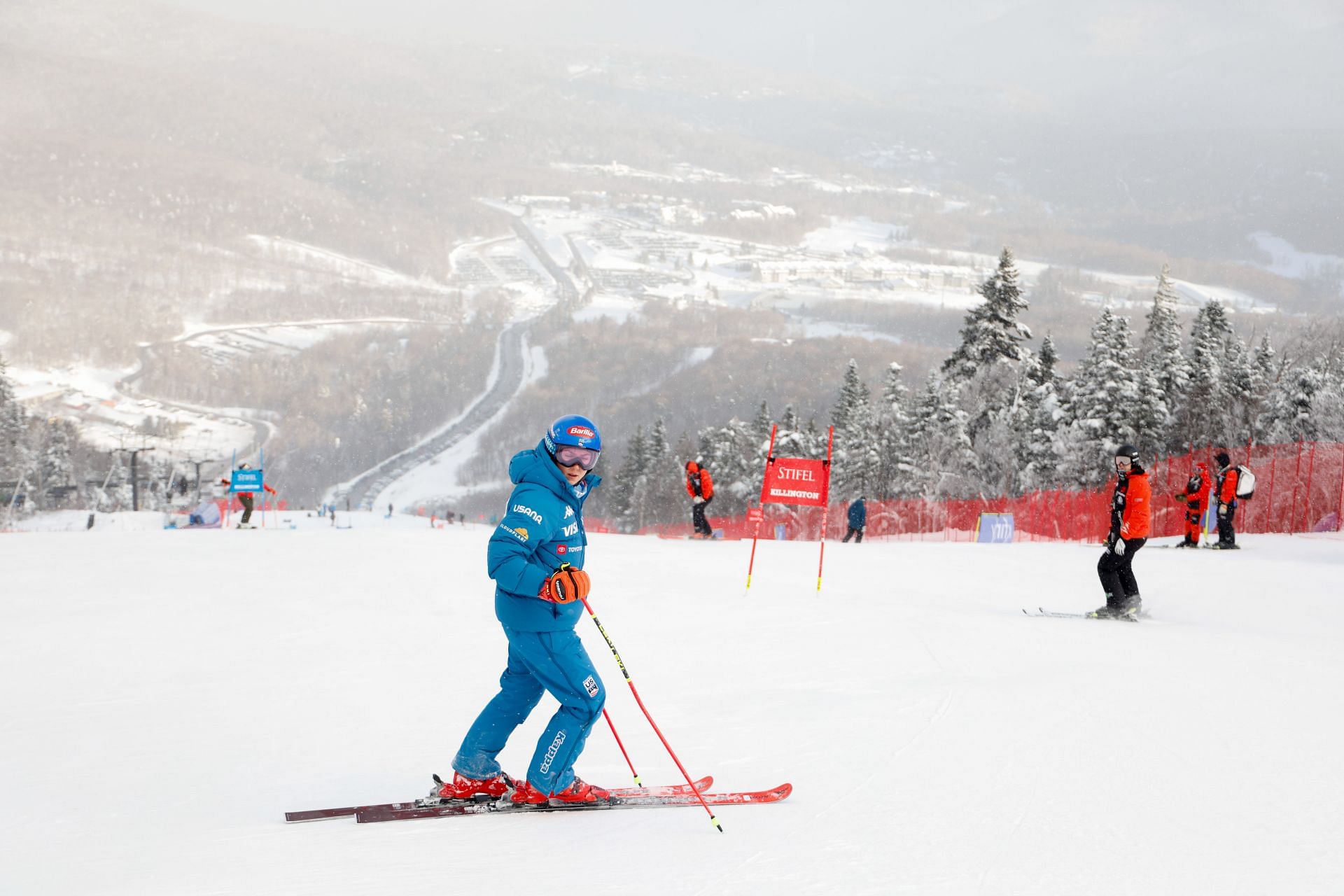 Mikaela Shiffrin during the alpine skiing World Cup (Image Source: Getty)