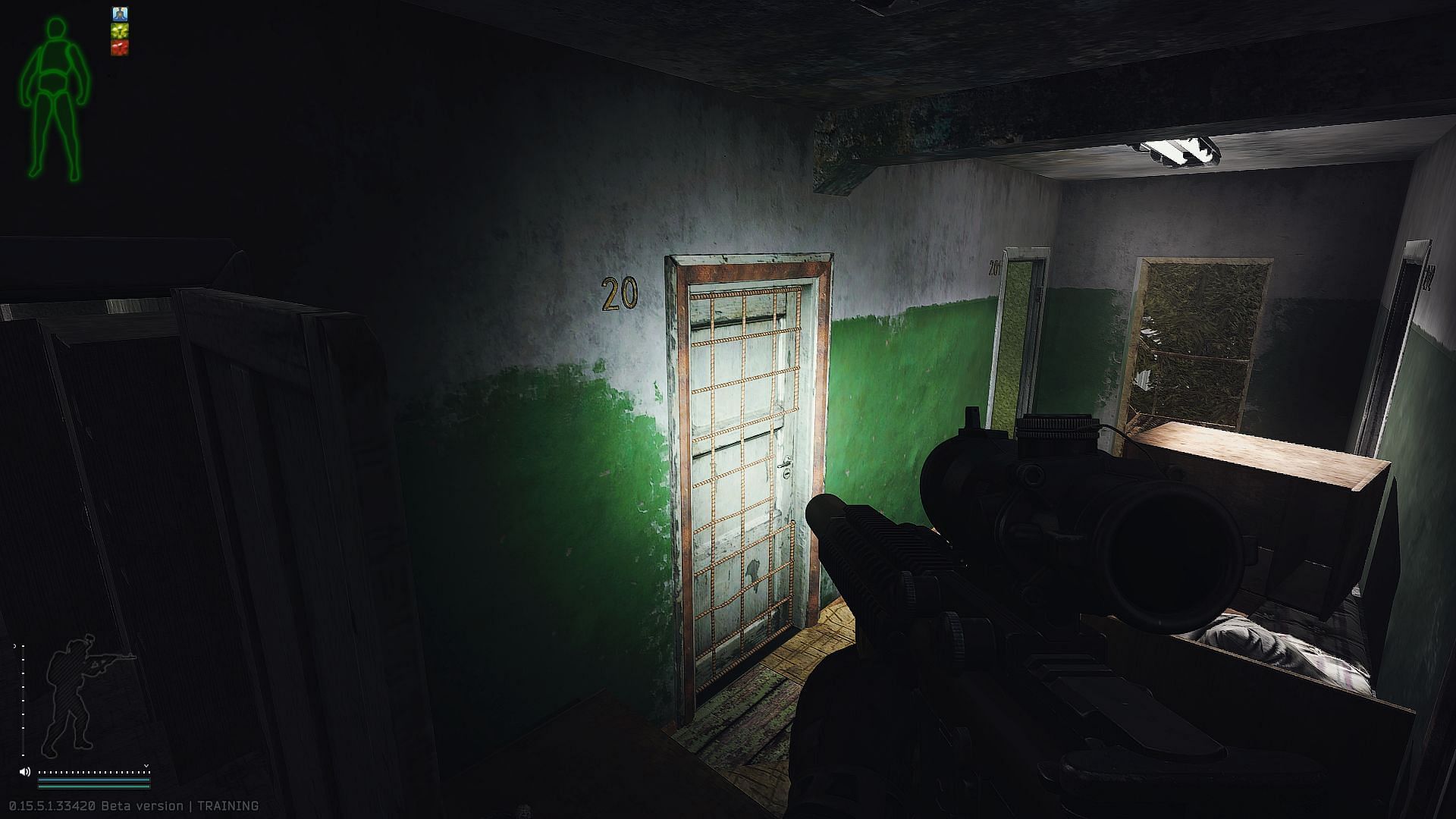 The Dorm room 203 door (Image via Battlestate Games)