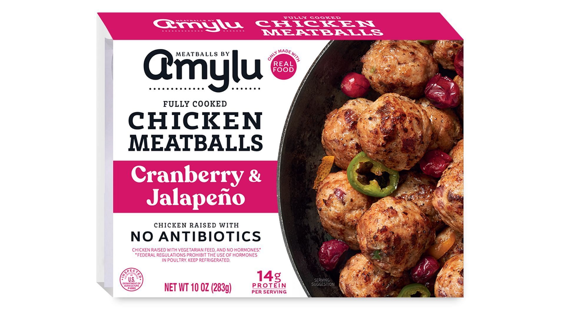 Delectable cranberry &amp; jalapeno meatballs (Image via Amylu Foods)