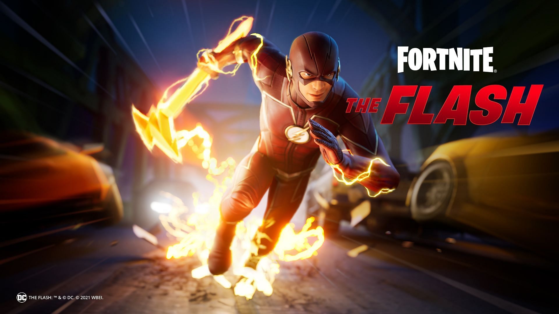 The Flash skin is now in Fortnite (Image via Epic Games)