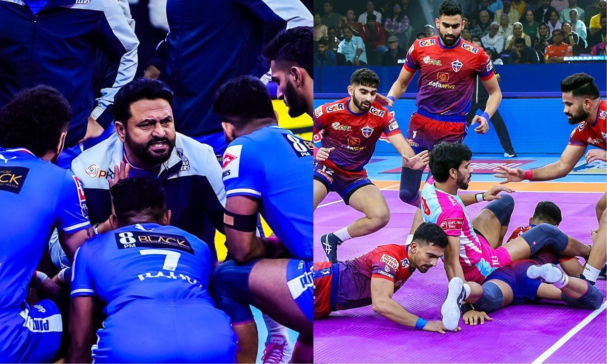 हरियाणा स्टीलर्स vs यूपी योद्धा (Photo Credit - @HaryanaSteelers/@UpYoddhas)