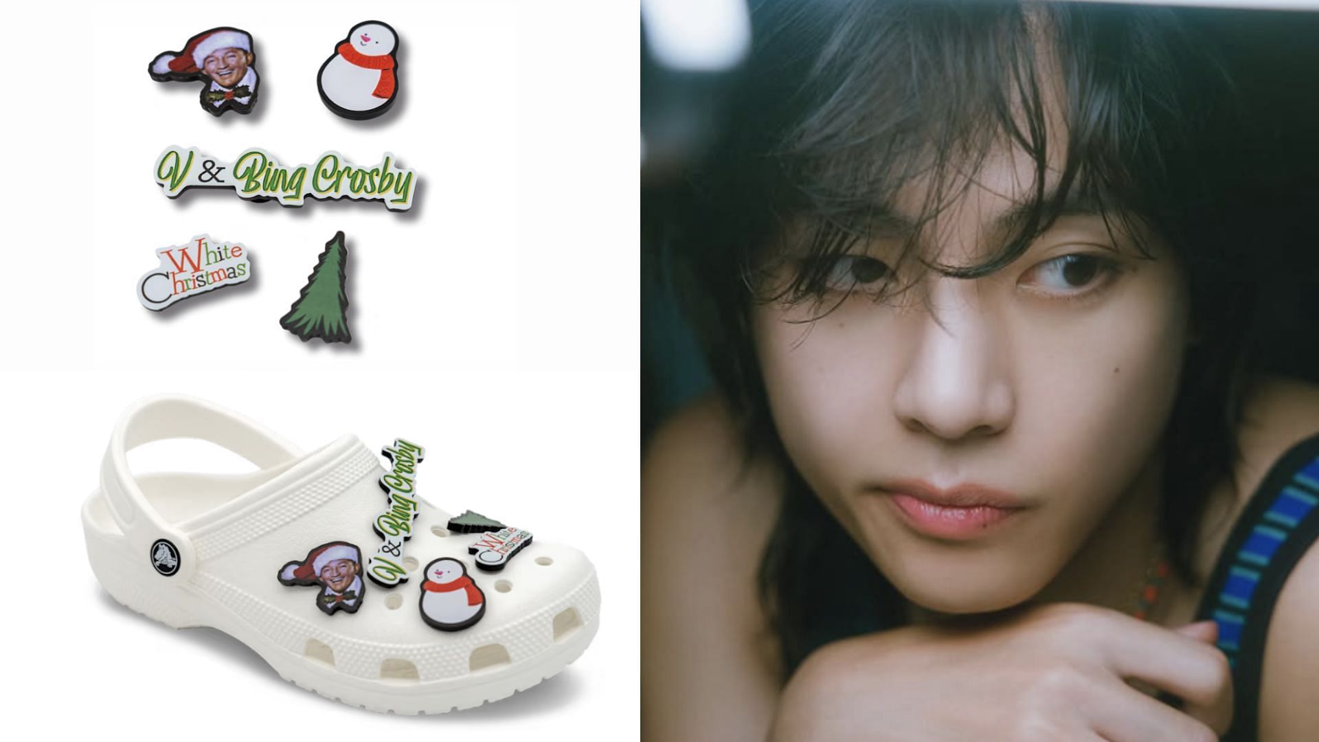 Crocs announces BTS&rsquo; V x Bing Crosby &lsquo;White Christmas&rsquo; Jibbitz pack