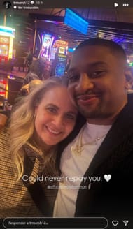 Tyler Marsh showed his appreciation for Becky Hammon.