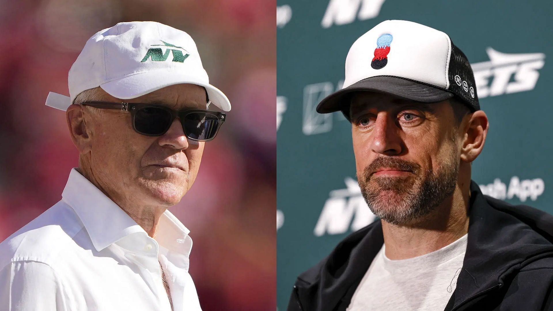 Aaron Rodgers gives blunt 5-word message when asked about discussions with Woody Johnson on his Jets future (Image Source: GETTY)