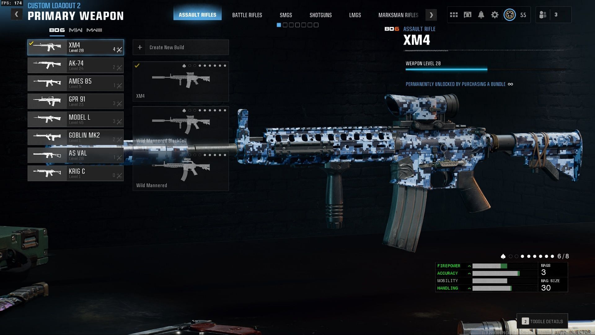 XM4 assault rifle in Warzone (Image via Activision)