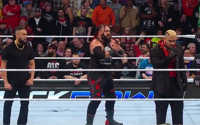 New Bloodline gets intimidated by current champion as they take out two top superstars on SmackDown