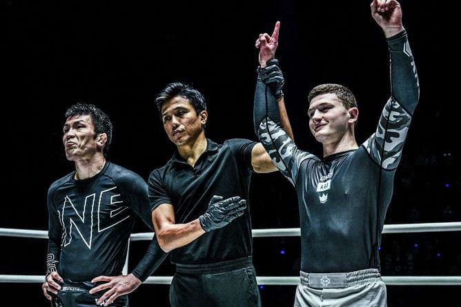 “Beat him at the leg attacks” - BJJ phenom Cole Abate says he was determined to beat Shinya Aoki at his own game in Bangkok