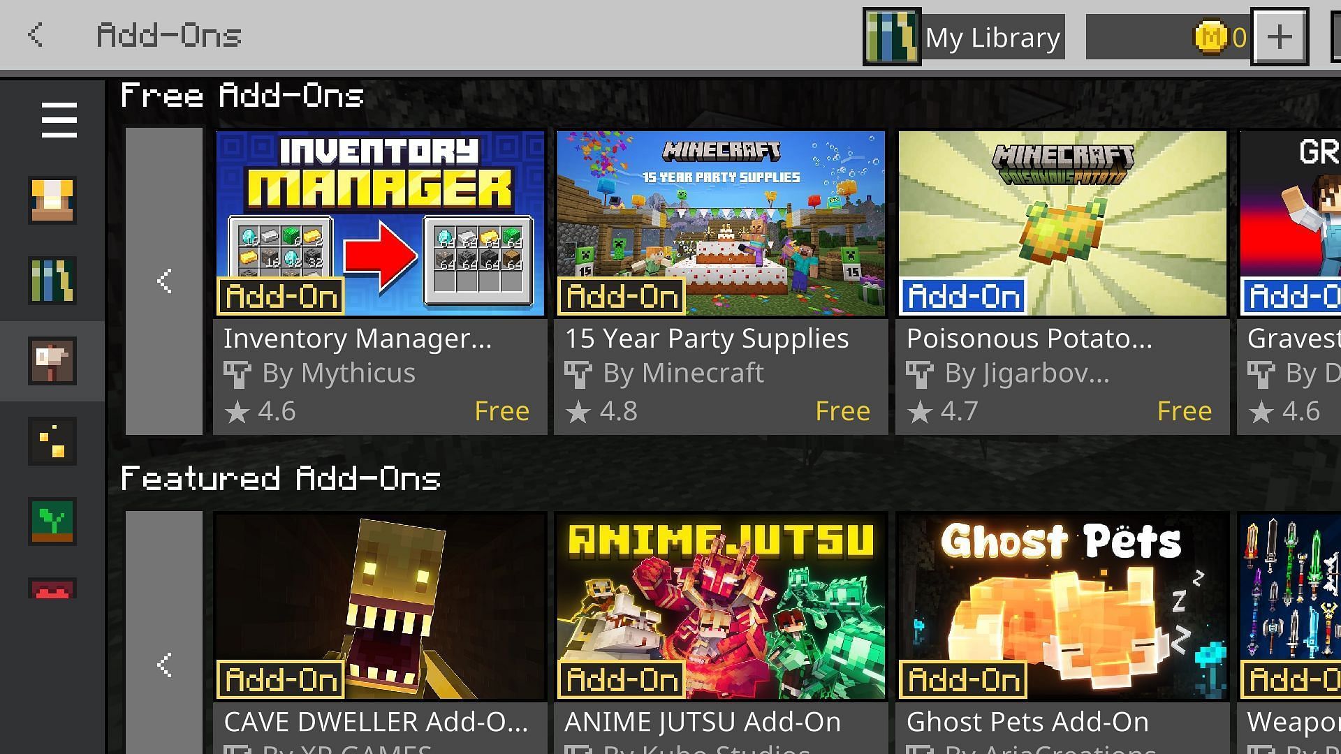 More free add-ons would help fans enjoy the game more (Image via Mojang)