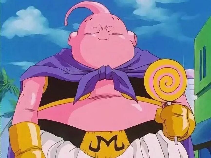 Fat Majin Buu as seen in the anime (Image via Toei Animation)