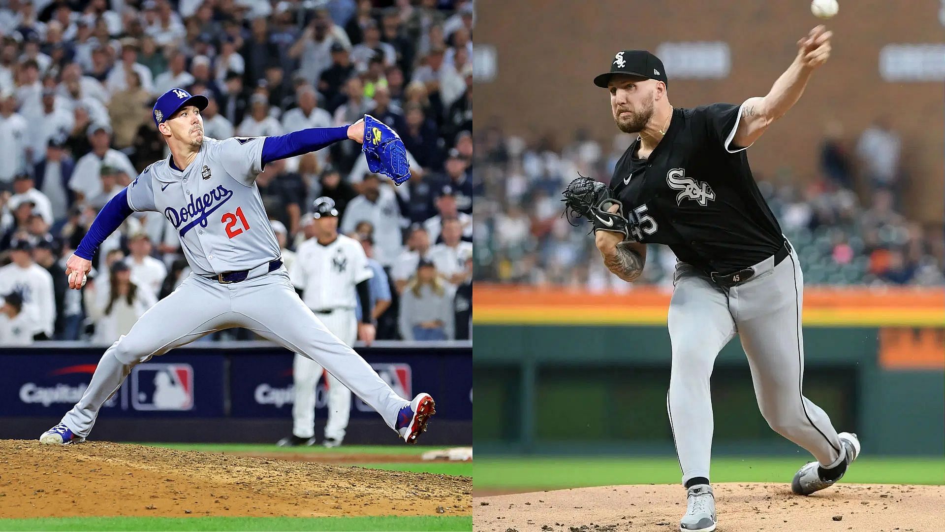 Walker Buehler and Garret Crochet were acquired by the Boston Red Sox this offseason (Source: Imagn/Getty Images)