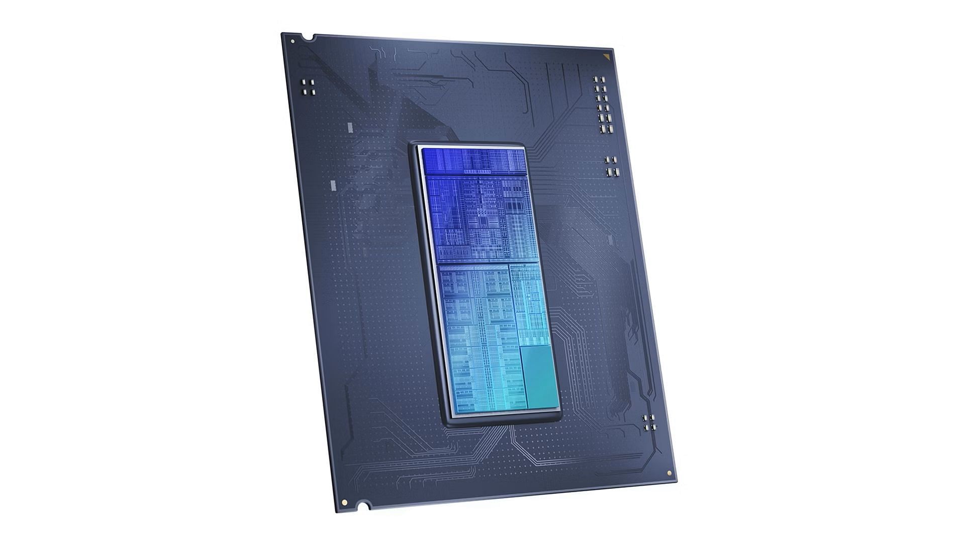 Picture of Intel Core Ultra processor die