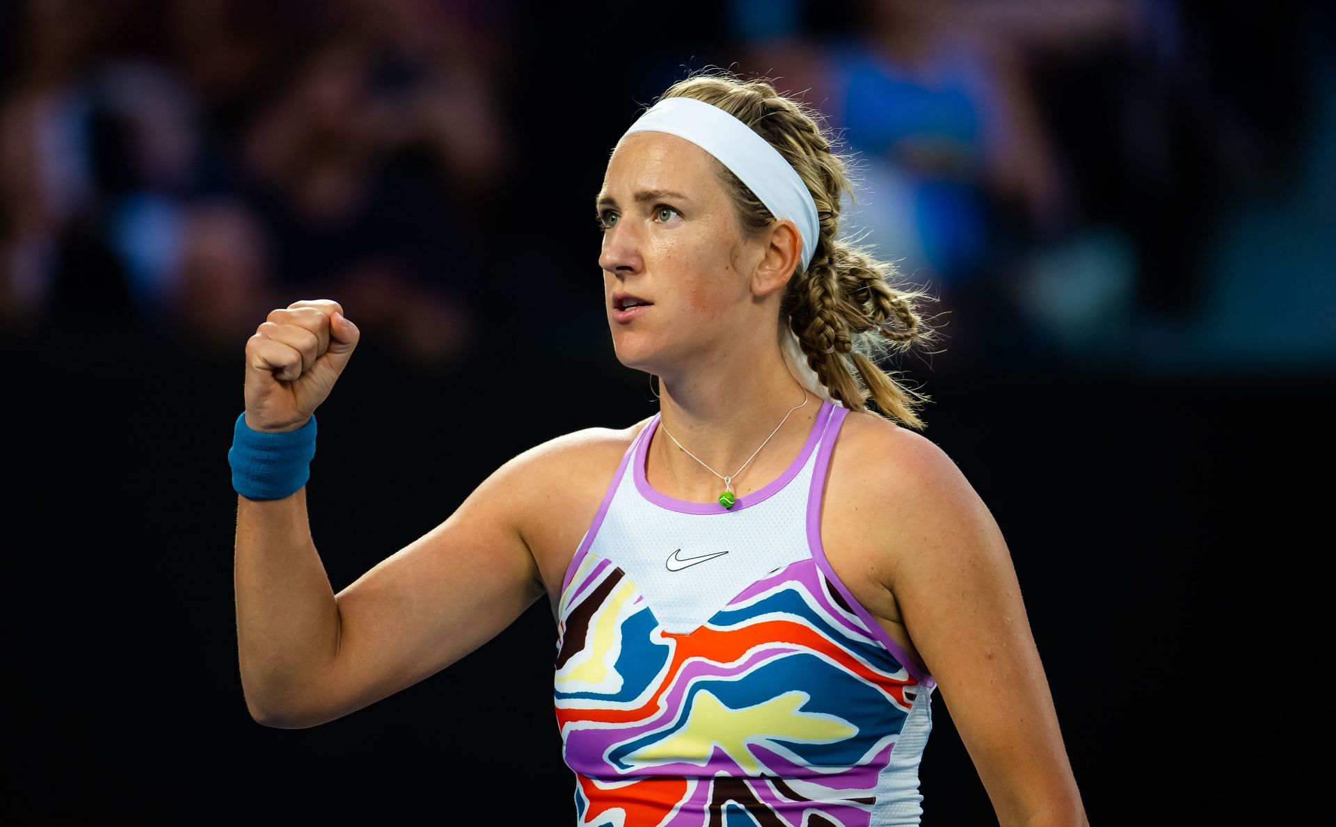 Victoria Azarenka at the 2023 Australian Open (Image: Getty)