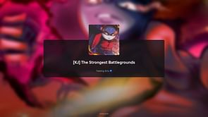 The Strongest Battlegrounds KJ Update patch notes