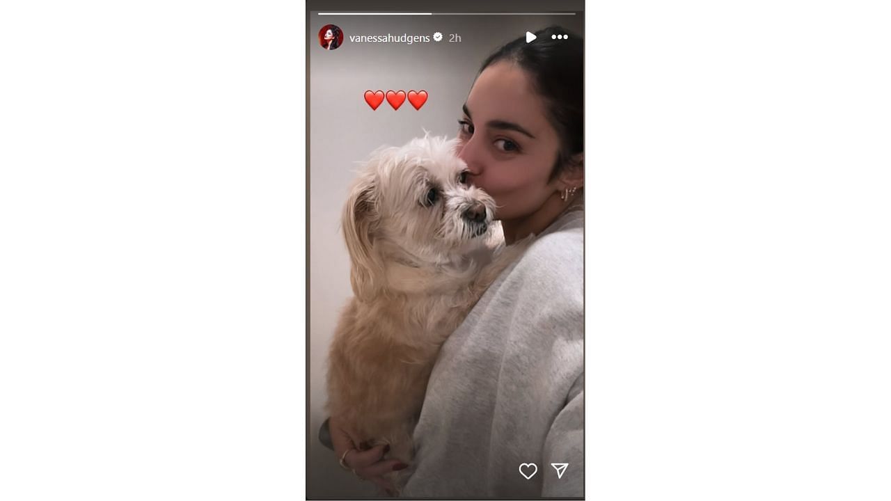 Vanessa Hudgens Instagram story