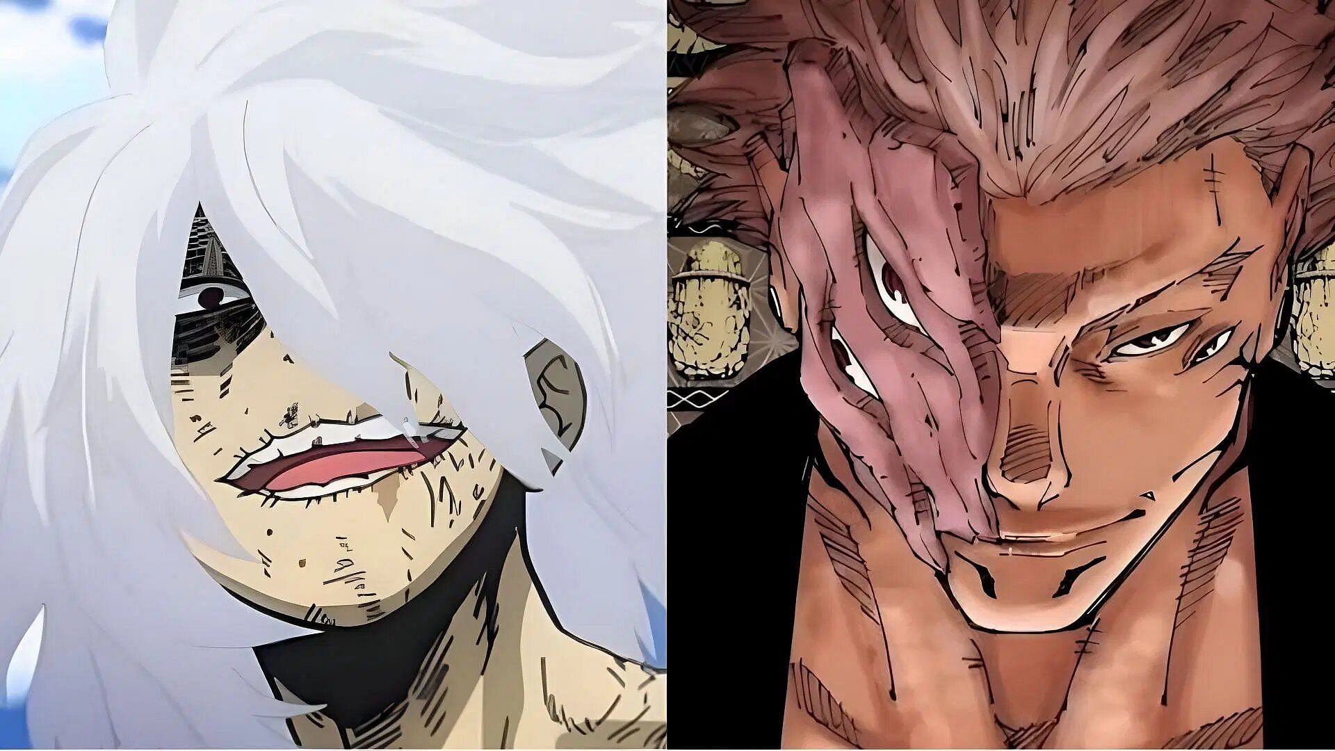 Shigaraki and Sukuna, the main antagonists of these two series (Image via Bones and Shueisha).