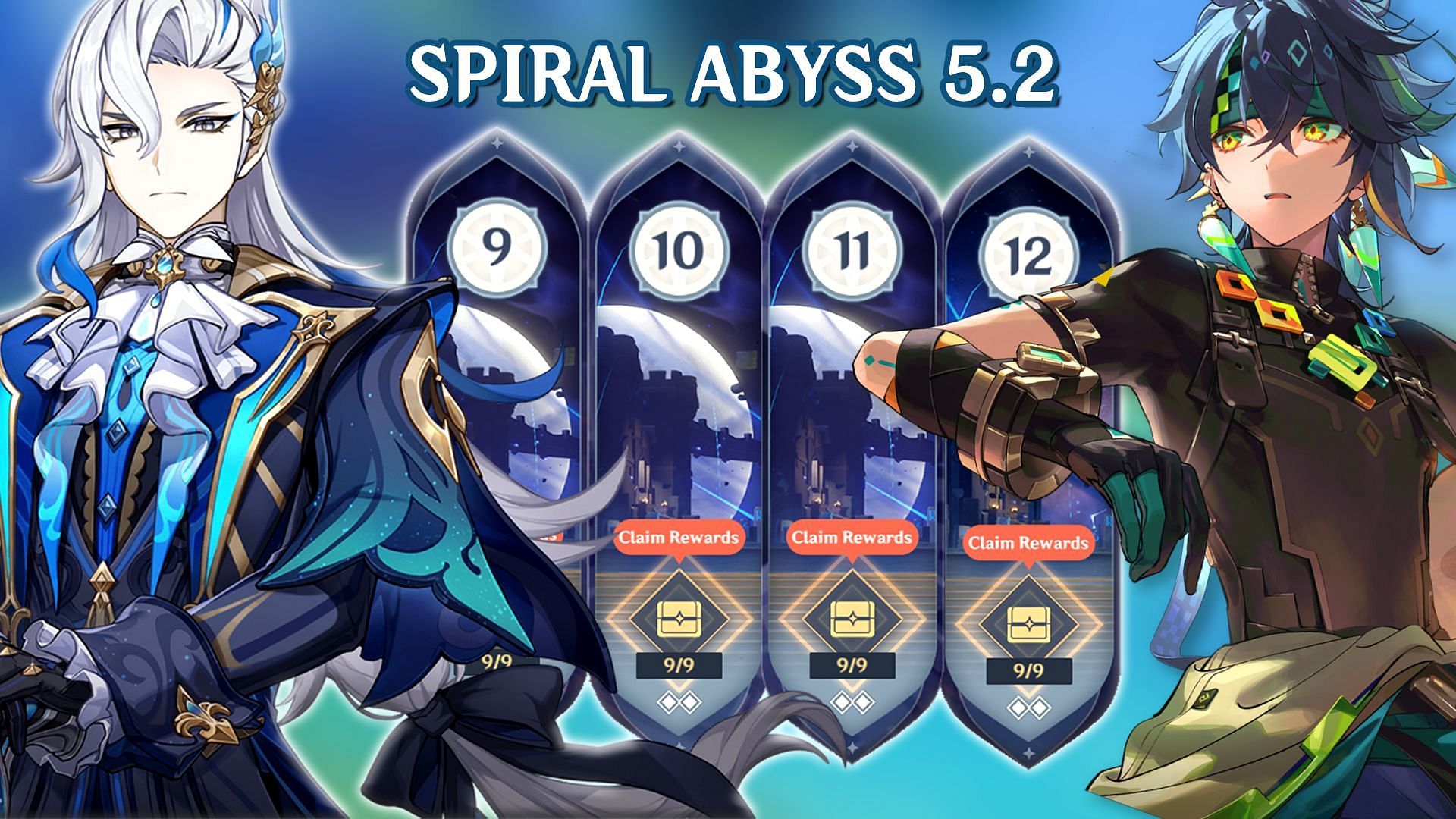 This article provides a guide for clearing the 5.2 Spiral Abyss reset (Image via HoYoverse)