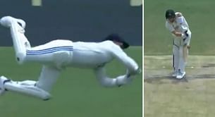 [Watch] Rishabh Pant takes a flying catch as Mohammed Siraj removes Steve Smith for 4 in BGT 2024-25 3rd Test