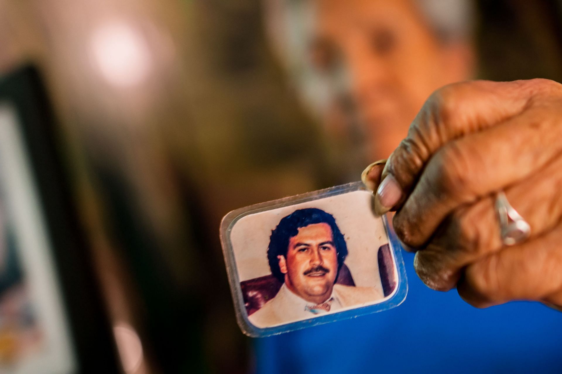 Fabio Ochoa Vasquez helped Pablo Escobar (pictured) run his drug empire (Image via Getty)