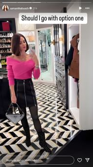 via @samanthabusch's story on Instagram