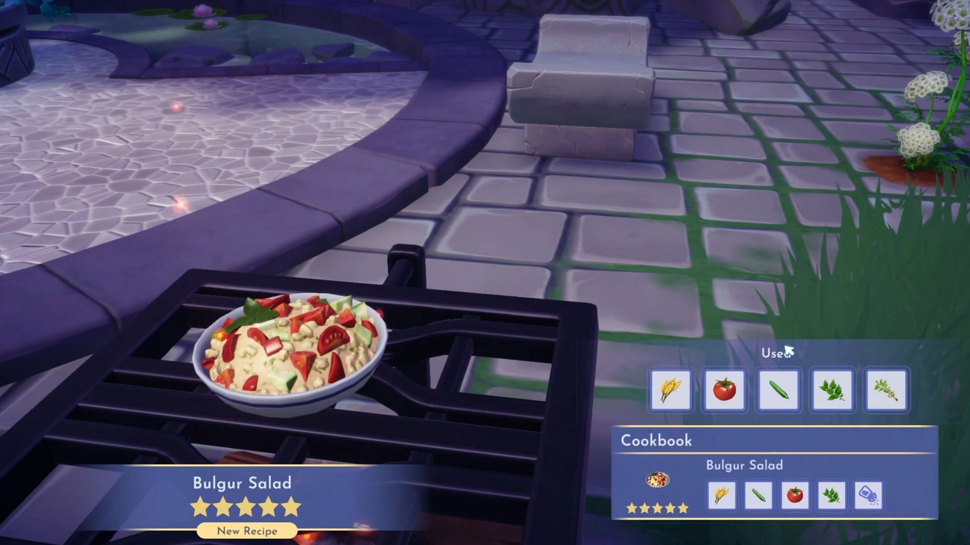 Bulgur Salad is a five-star dish in the game (Image via Gameloft)