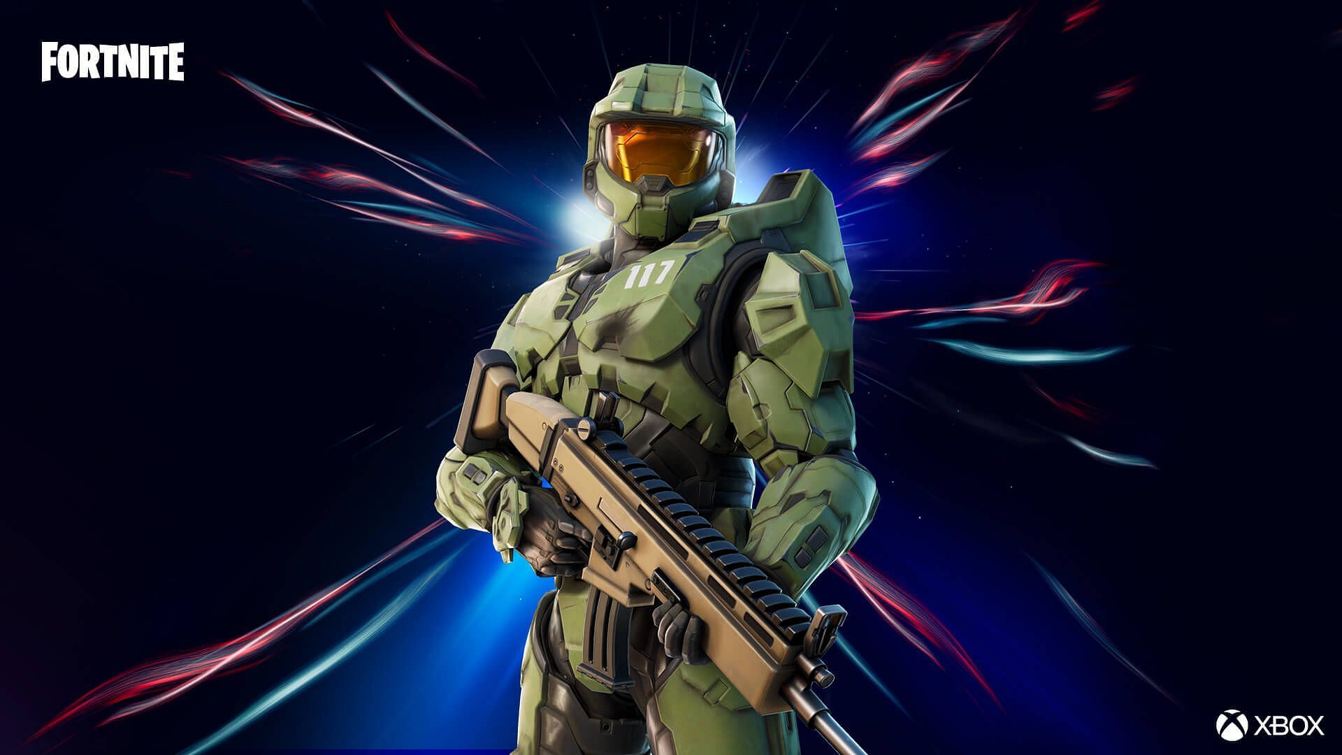 Fortnite Master Chief Matte Black Style